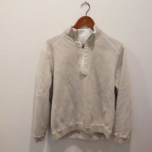Men's Medium Reversible Tommy Bahama Quarter Zip Sweater
